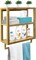 3-Tier Sorbus Bamboo Shelves & Towel Rack - Wall Mounted Storage and Organization for Bathroom, Kitchen & more